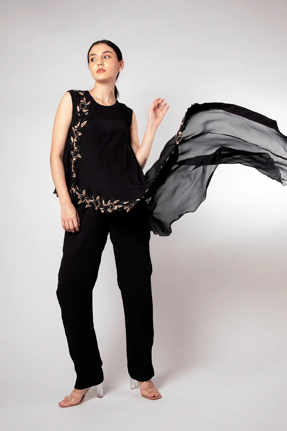 Black Flared Jumpsuit