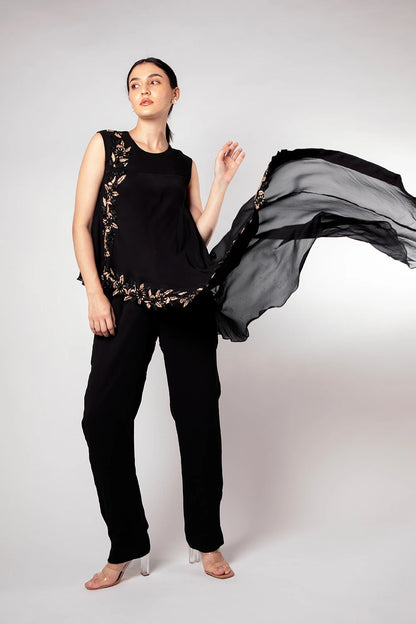 Black Flared Jumpsuit