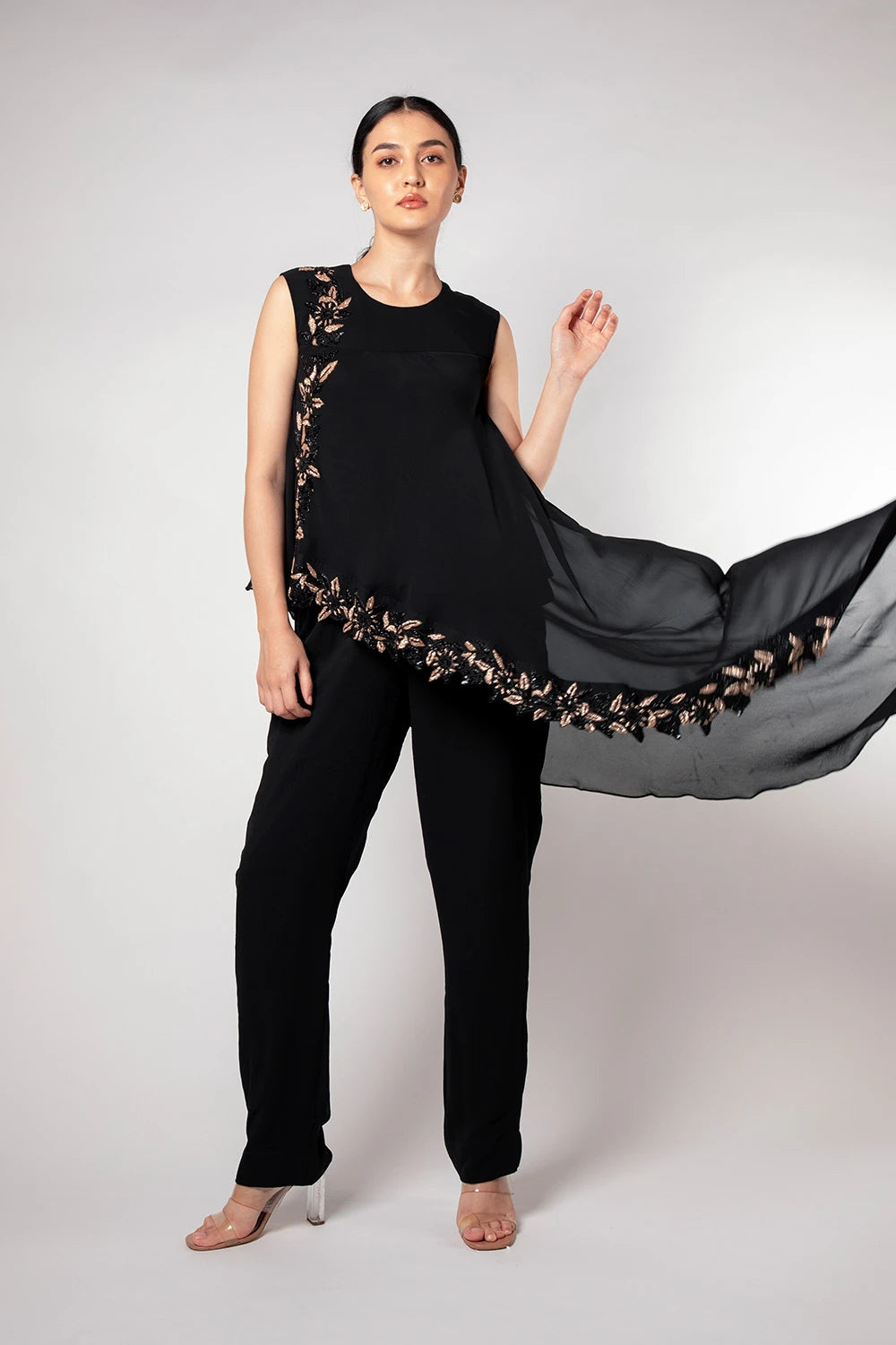 Black Flared Jumpsuit