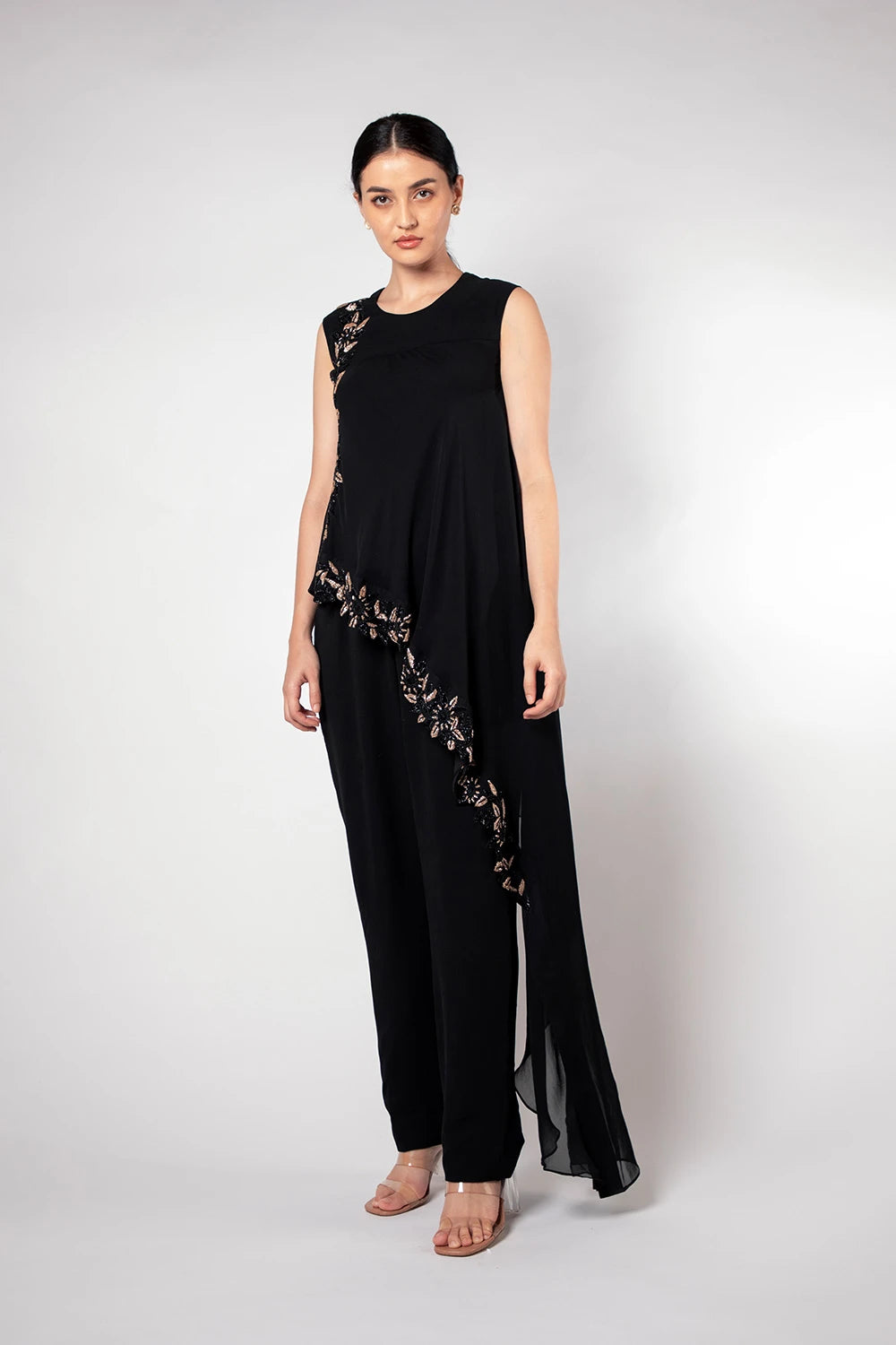 Black Flared Jumpsuit